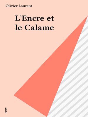 cover image of L'Encre et le Calame